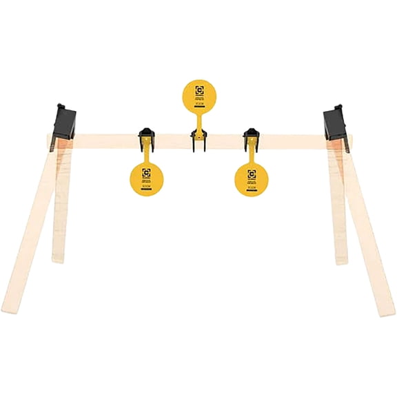 Caldwell AR500 Steel Plate Rack Kit, 3x 8-inch Targets, 3/8-inch AR500, Expandable 2x4 Frame, 1215375