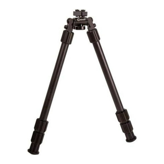 Caldwell Accumax Premium Carbon Fiber Bipod, Picatinny Rail Mount, 13"-30", Black