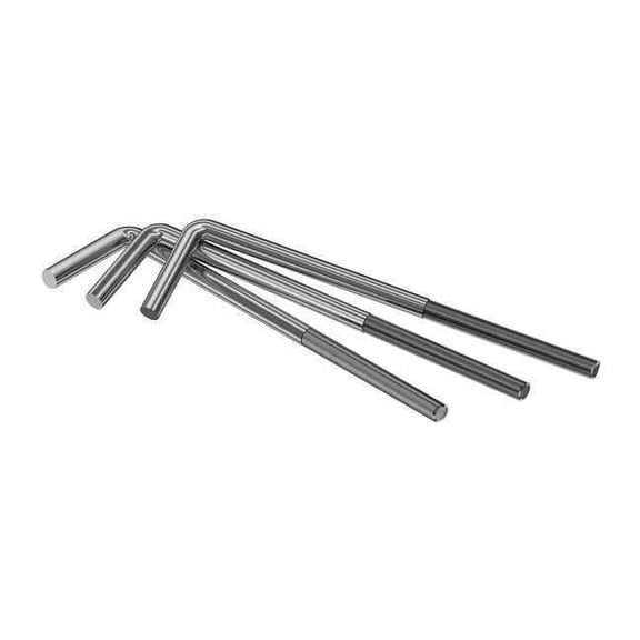 Caldwell L-Hook, 1-1/4"-7, 42" L, Steel Plain, 6 PK 6-Anchor Bolt Kit