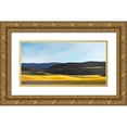 thumbnail image 1 of Caldwell, Carolyn 24x14 Gold Ornate Wood Framed with Double Matting Museum Art Print Titled - Landforms, 1 of 4