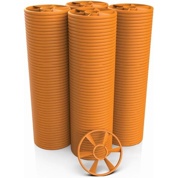 Caldwell ClayCopter Target Discs 90mm-110mm 200 Pack, Biodegradable, Lightweight Clay Pigeon, for ClayCopter Launchers, Target Shooting, Range, and Hunting