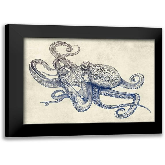 Caldwell, Rachel 14x11 Black Modern Framed Museum Art Print Titled - Octoflow