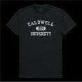 thumbnail image 1 of Caldwell University Cougars Distressed Arch College T-Shirt, Black - Medium, 1 of 1