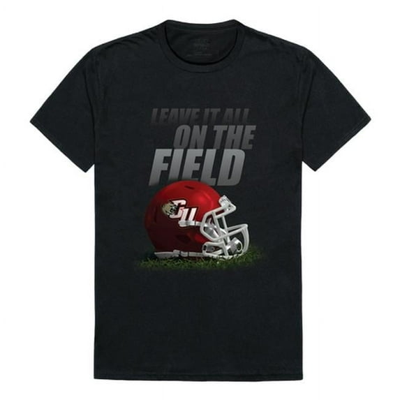 Caldwell University Cougars Gridiron Short Sleeve T-Shirt, Black - Extra Large