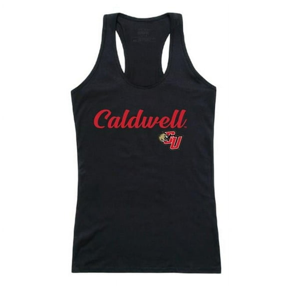 Caldwell University Cougars Script Tank Top, Black - Large
