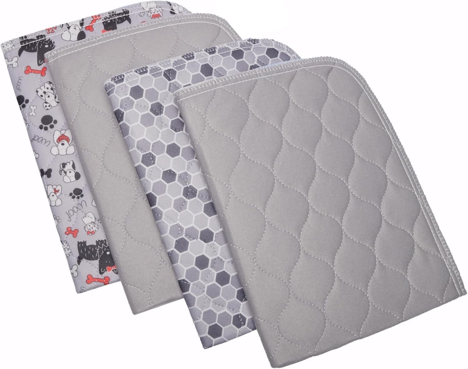 Caldwell's Pet Supply Co. 18x24 Potty Pads, Washable Pee Pads for Dogs, Small (Set of 4)