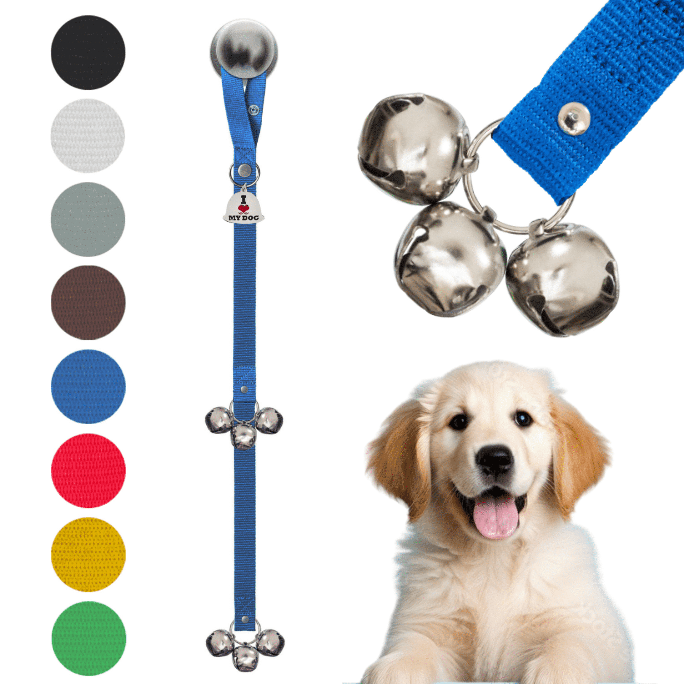 Poop Bell Caldwell's Pet Supply Co. Blue Potty Bell - Walmart.com