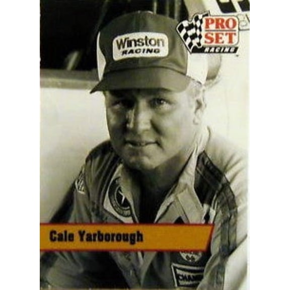 Cale Yarborough 1991 Pro Set Racing Legends insert card L14