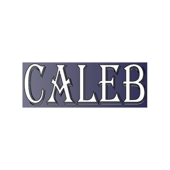 Caleb: 100 Pages 8.5" X 11" Personalized Name on Notebook College Ruled Line Paper, (Paperback)