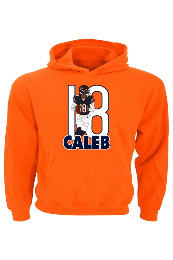 Caleb 18 Williams Chicago Hooded Sweatshirt Hoodie