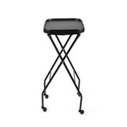 Caleb Fold-A-Way Service Tray - Black for Desk Tasks, Workstation, Tool Organizer, Garage Work