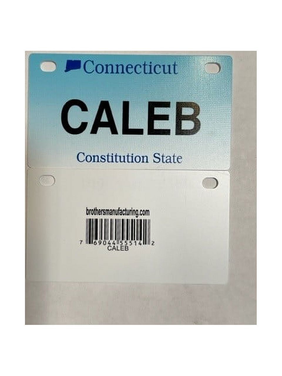 Caleb Mini Bike Plate