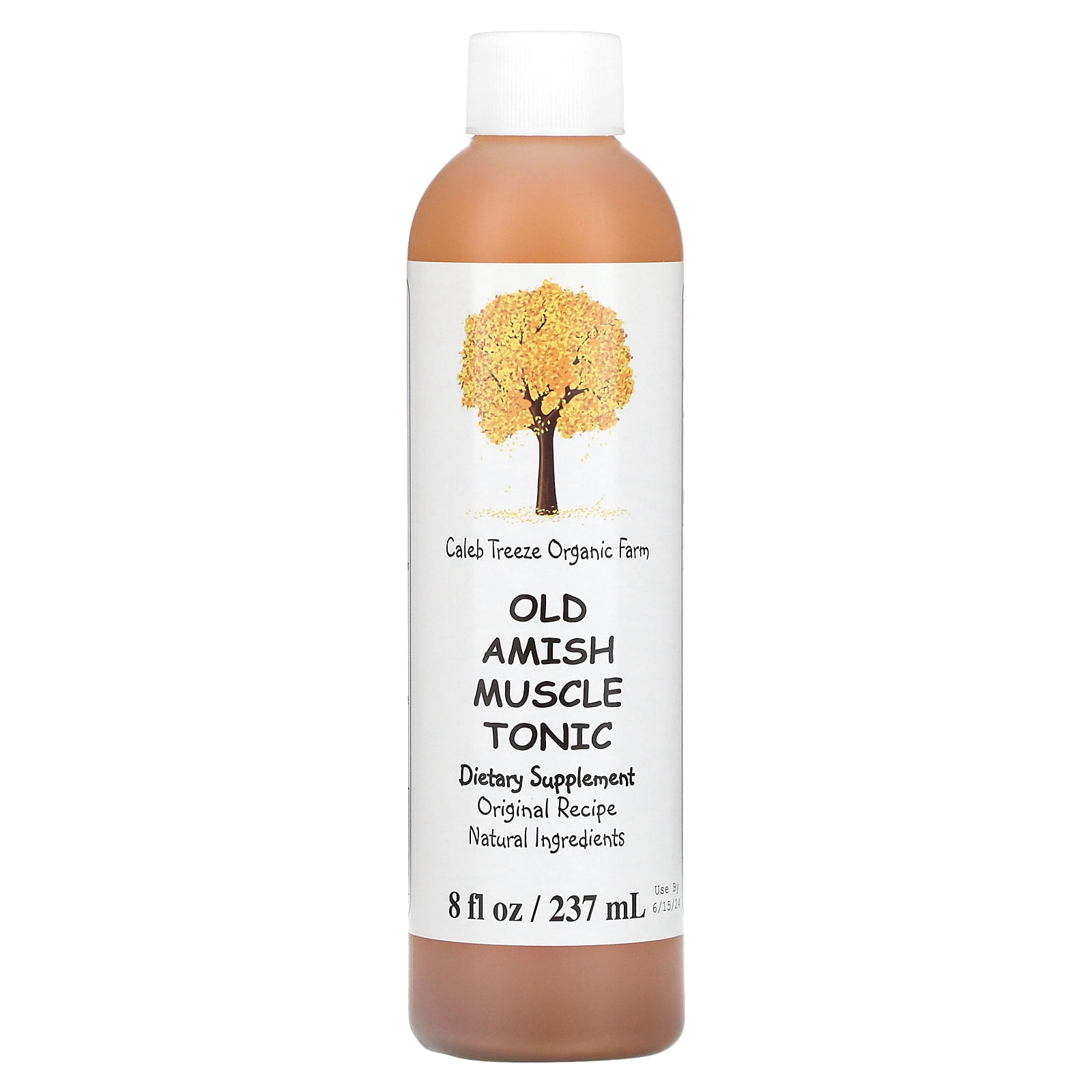 Caleb Treeze Organic Farm Old Amish Muscle Tonic, 8 fl oz (237 ml)
