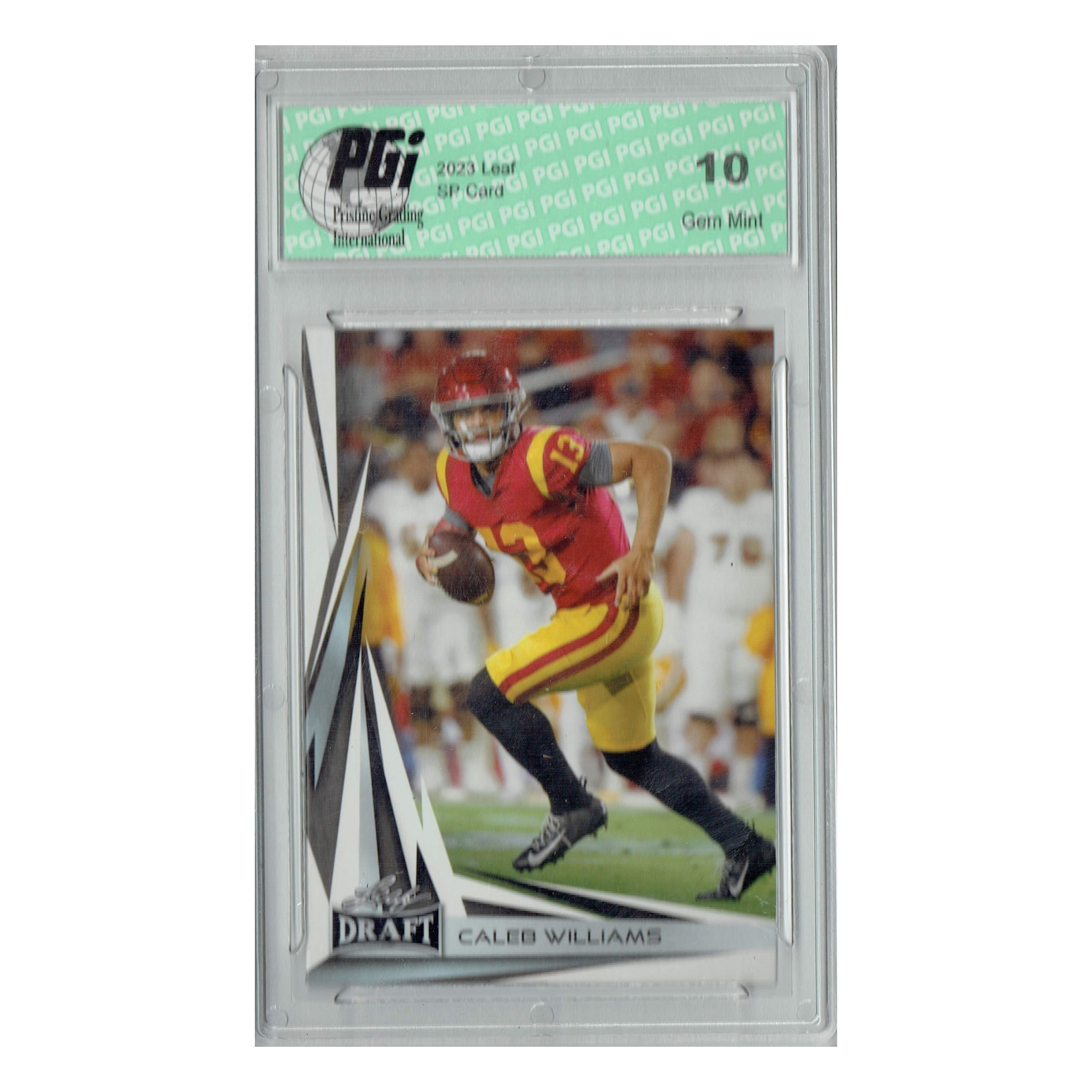 Caleb Williams 2023 Leaf Football #B2-2 Special Edition Rookie Card PGI 10