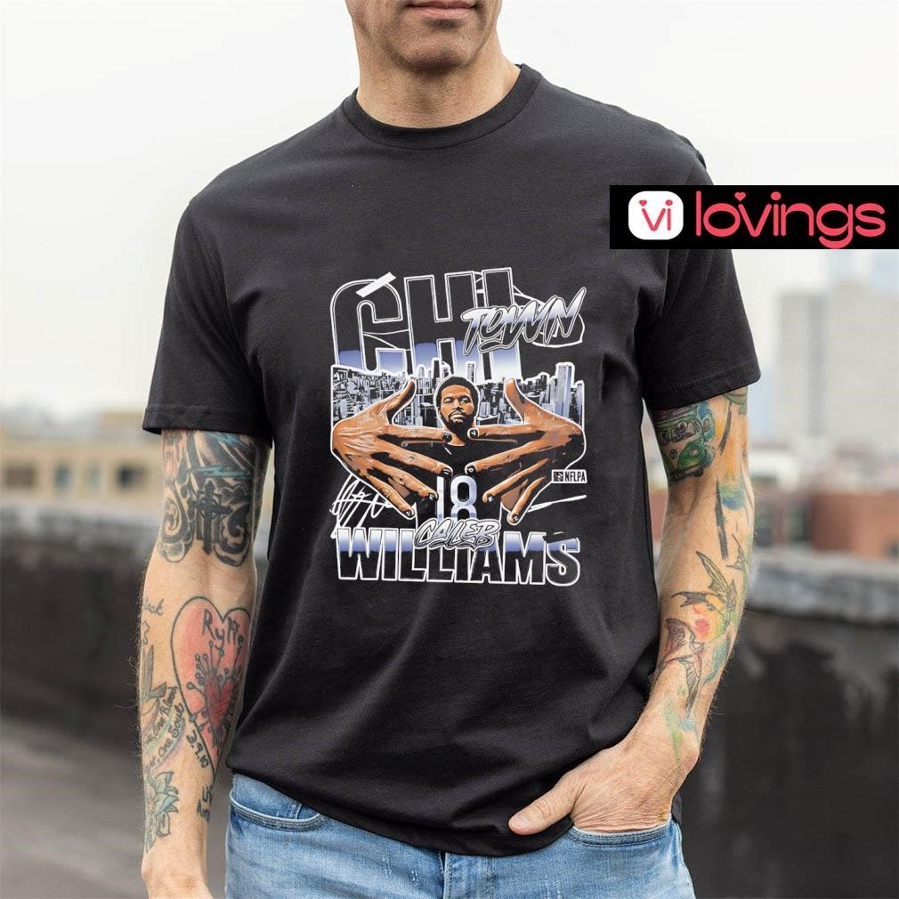 Caleb Williams Chicago Chitown Signature Skyline Shirt