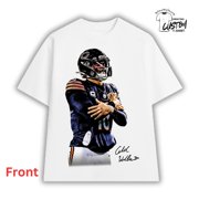 Caleb Williams & Cold Tee, Vintage Football T-Shirt For Fan