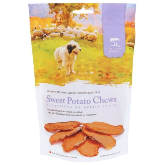 Caledon Farms Sweet Potato Chews Dog Treats 9.3 oz Pack of 3