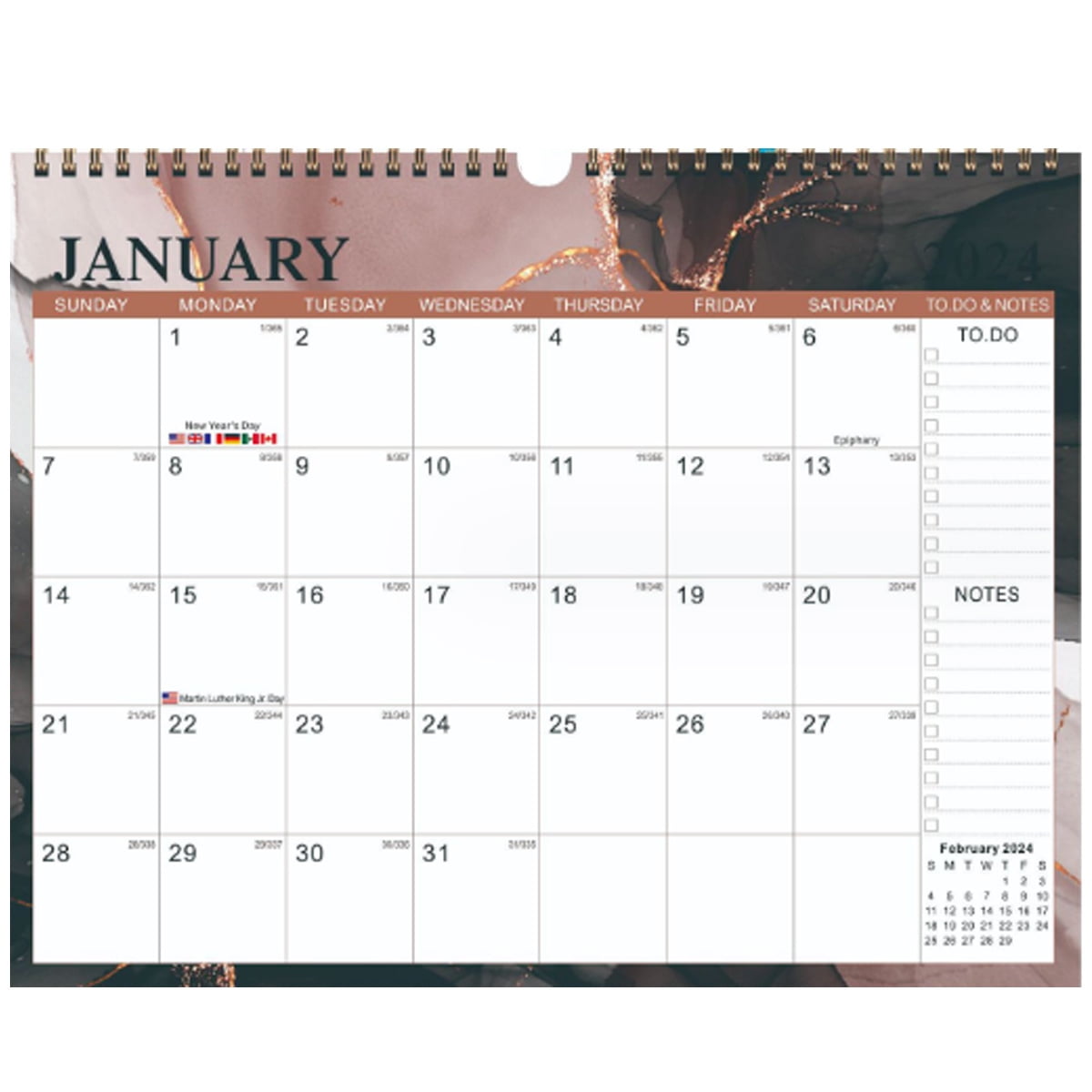 Calendar 20242025 18 Monthly Wall Calendar20242025 from January