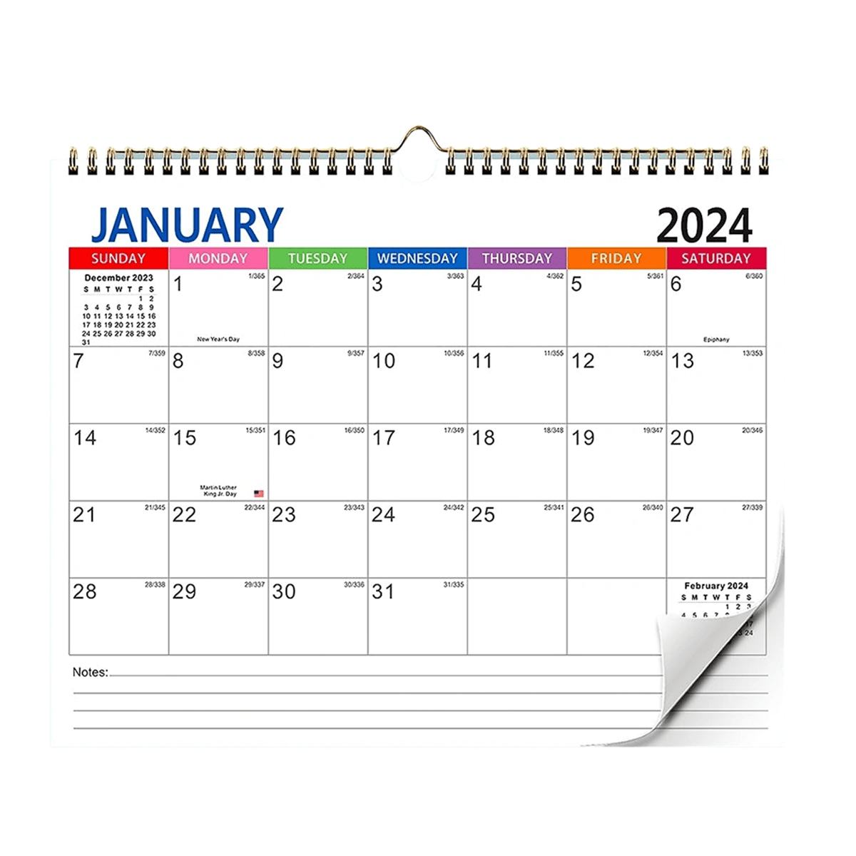 Calendar 20242025 Wall Calendar, January 2025 June 2025 Calendar, 18