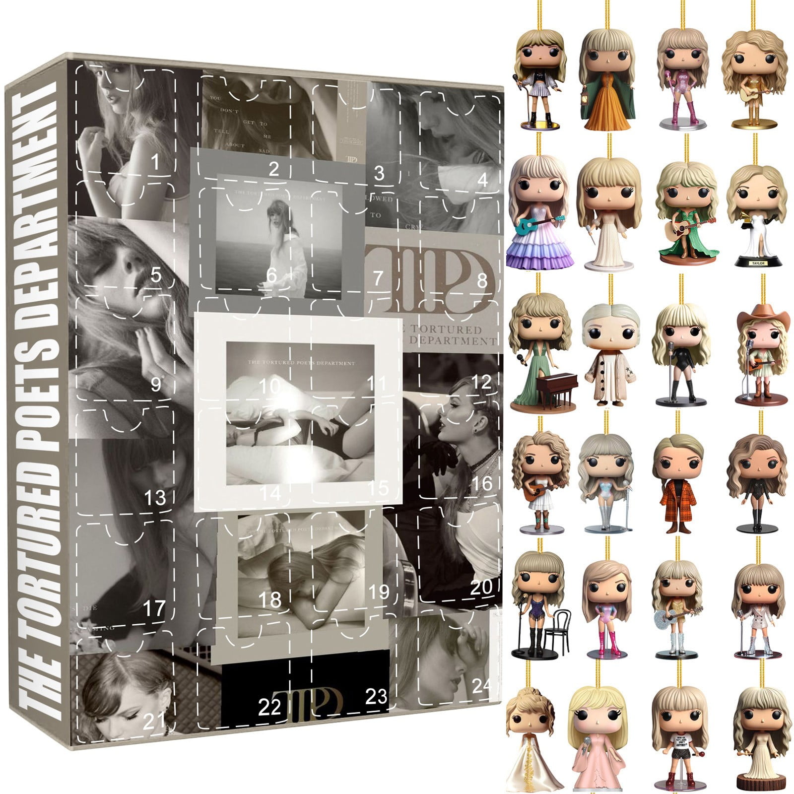 Calendar 2024 Christmas Advent Calendar with 24 Unique Collectible