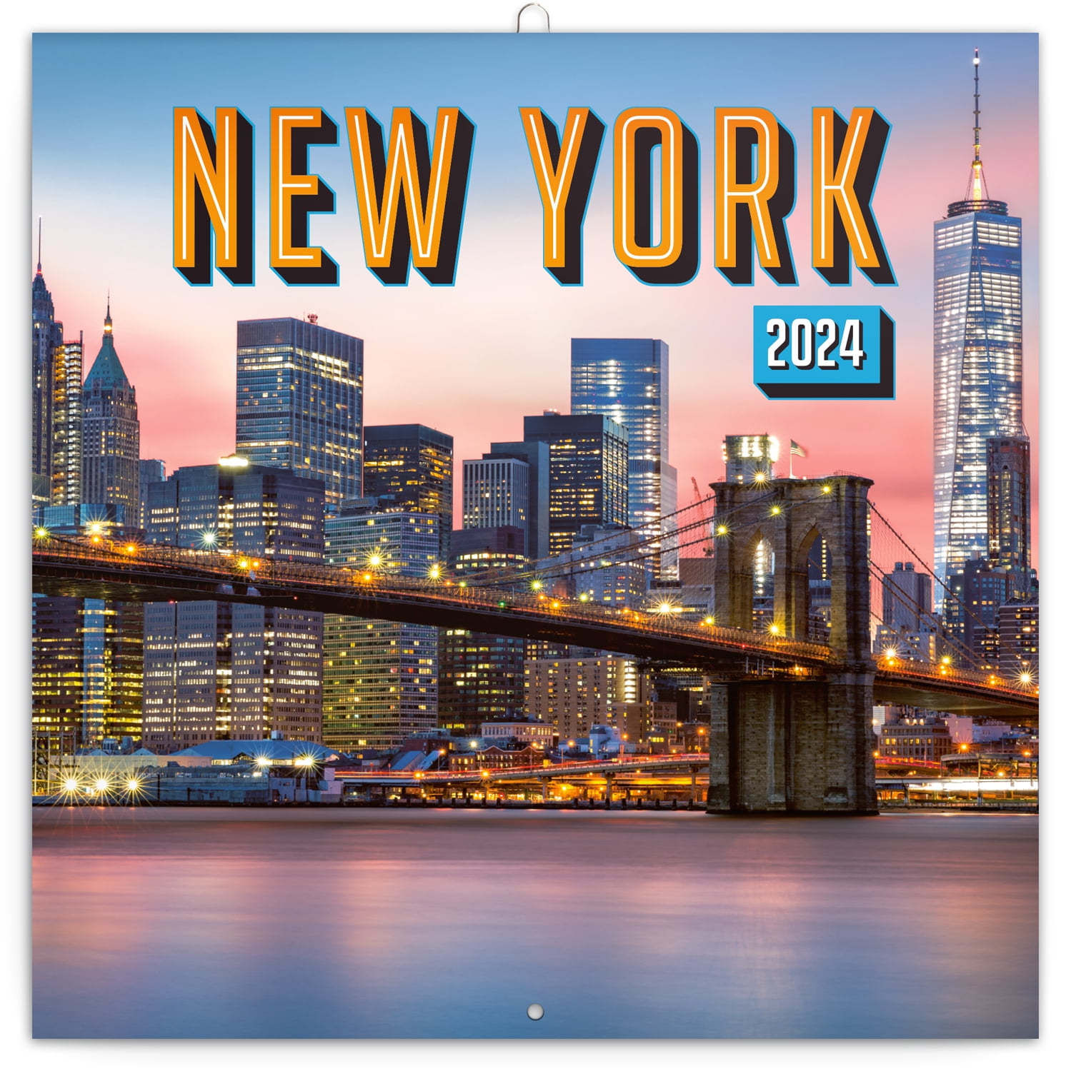 Calendar 2025, New York Wall Calendar, Monthly Calendar, 16 Month