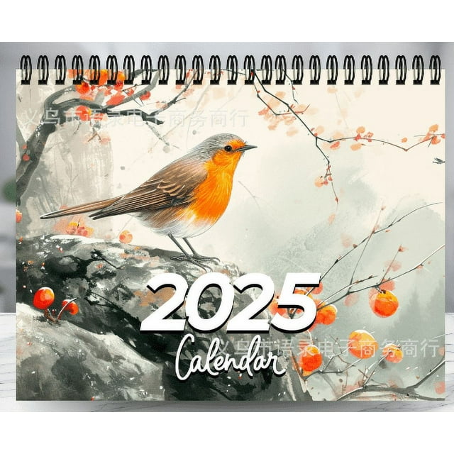 Calendar 2025 2025 Wall Calendar, Cute Bird Design, Monthly Planner