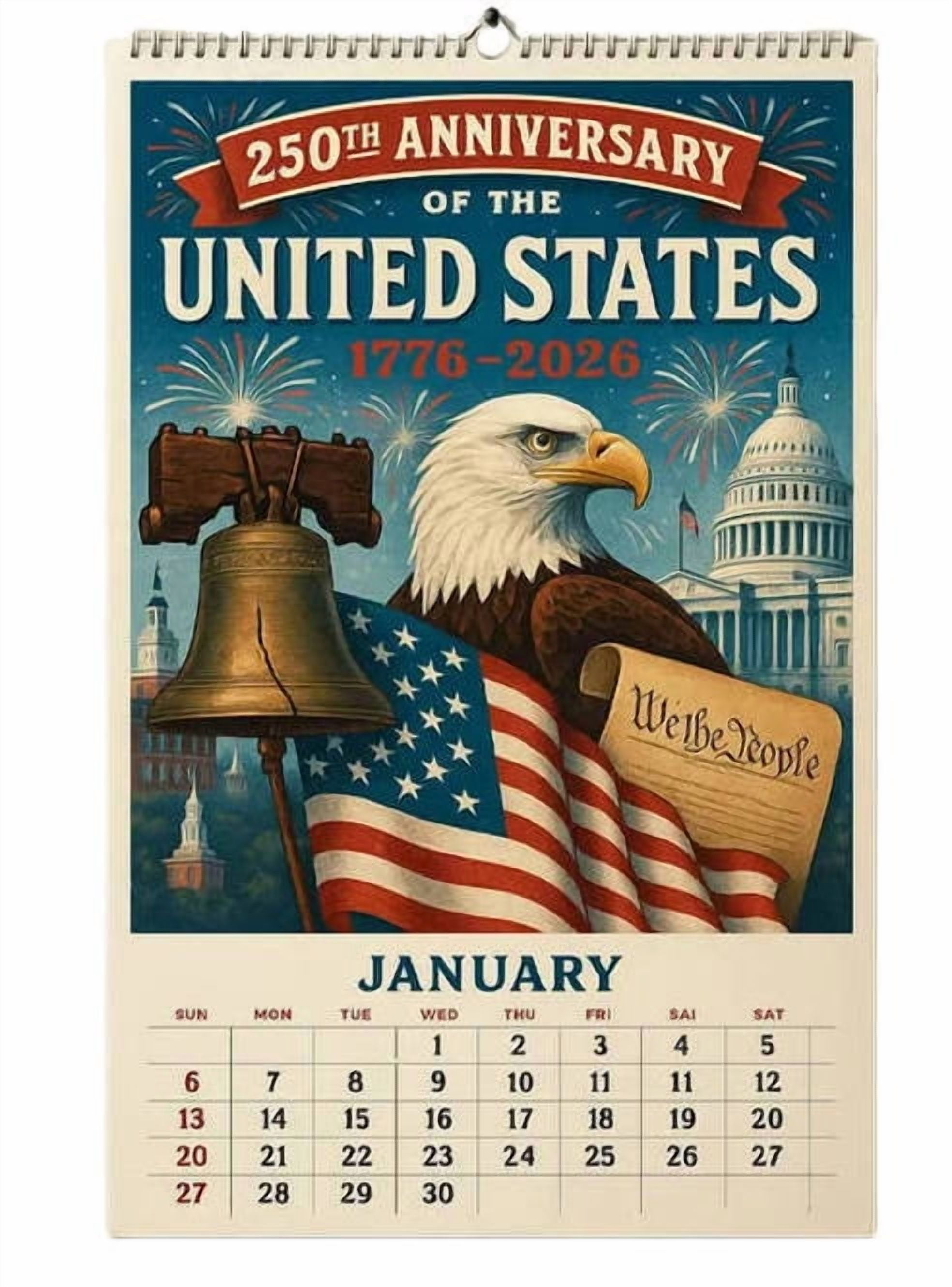 Calendar 2025 2026 250th Anniversary Of The United States 2026 Calendar Calendar 2025 2026 250th Anniversary Of The United States 2026 Calendar 2026 English Calendar Countdown Wall Calendar January 2026 To December 2026 6067bd65 Cc7f 46bf B998 