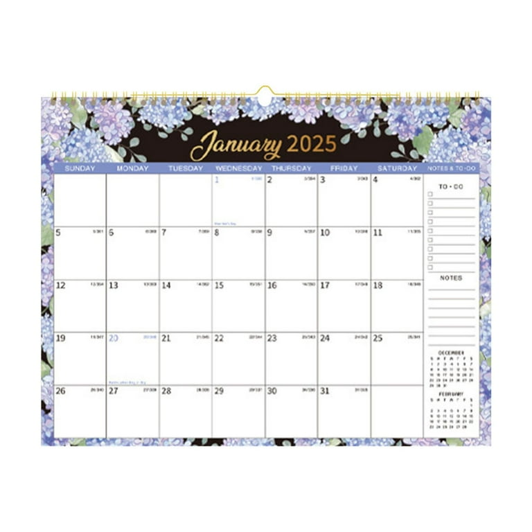 Calendar 2025-calendar 2024 12-month calendar from january 2025 to december  2025 calendar 2025 double-bound - walmart.com