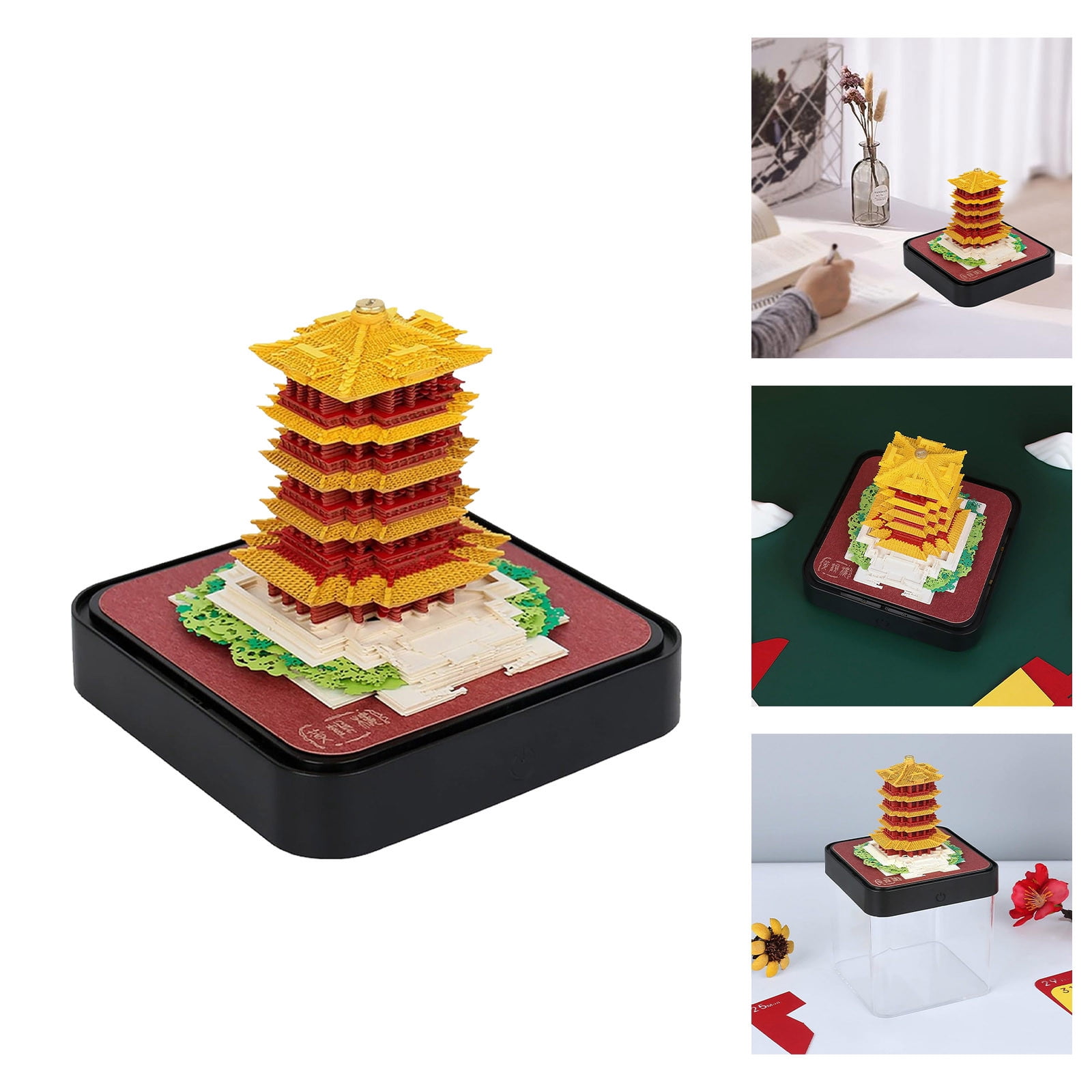 Calendar 2025 Desk Piece Calendar 3D Memo Pad Calendar 2025 Desk