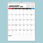 Calendar 2026-2026 17x 1in Monthly Calendar Planner 18 Month Calendar With Binding Hanging Hook, Usupdd 2025 Calendar 2026-2026 17x 1in Monthly
