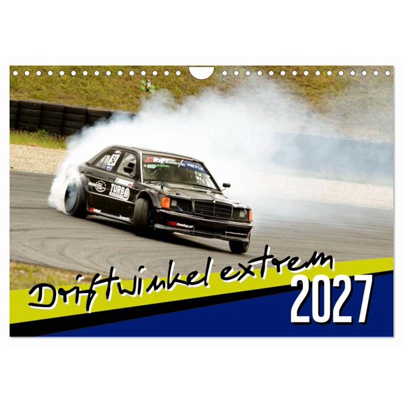 Calendar 2027 · US Version · Drift angle extreme (Wall Calendar 2027 12" × 8" landscape), CALVENDO 12 Month Wall Calendar