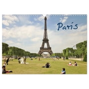Calendar 2027   US Version   Paris Wall Calendar 2027 17"   12" landscape, CALVENDO 12 Month Wall Calendar