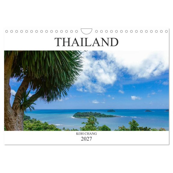 Calendar 2027 US Version Thailand Koh Chang (Wall Calendar 2027 12" 8" landscape), CALVENDO 12 Month Wall Calendar