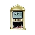 thumbnail image 1 of Calendar Alarm Clock Ramadan Gift Battery Operated Wall Mounted Alarm Clock golden, 1 of 8