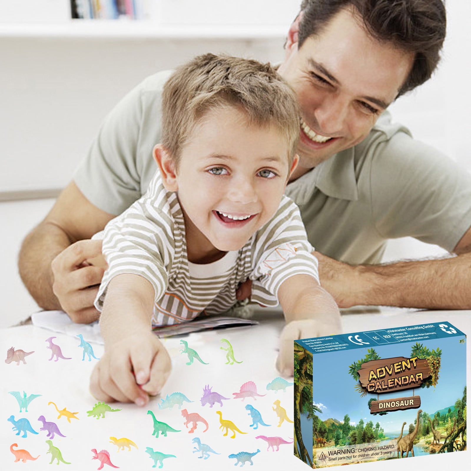 Calendar Countdown Christmas Calendar Gift Box Children's Dinosaur