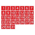 thumbnail image 1 of Calendar Date Magnets by DCM Solutions (Red, 1"x1"), 1 of 2