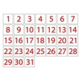 thumbnail image 1 of Calendar Date Magnets by DCM Solutions (Red Inverted, 0.75"x0.75"), 1 of 2