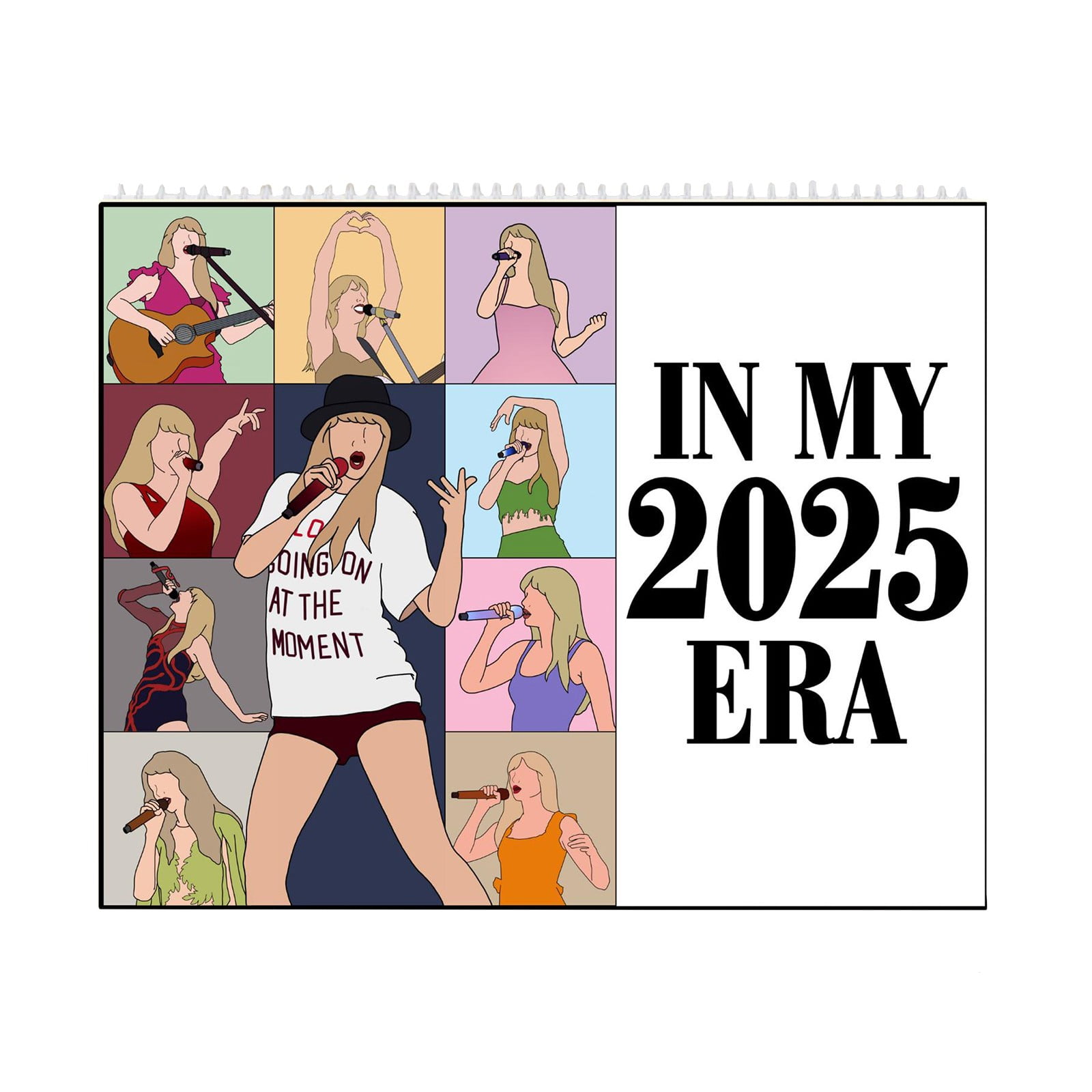 Calendar Hot Item! HXROOLRP The 2025 Hand Drawn Music Lyrics Tour