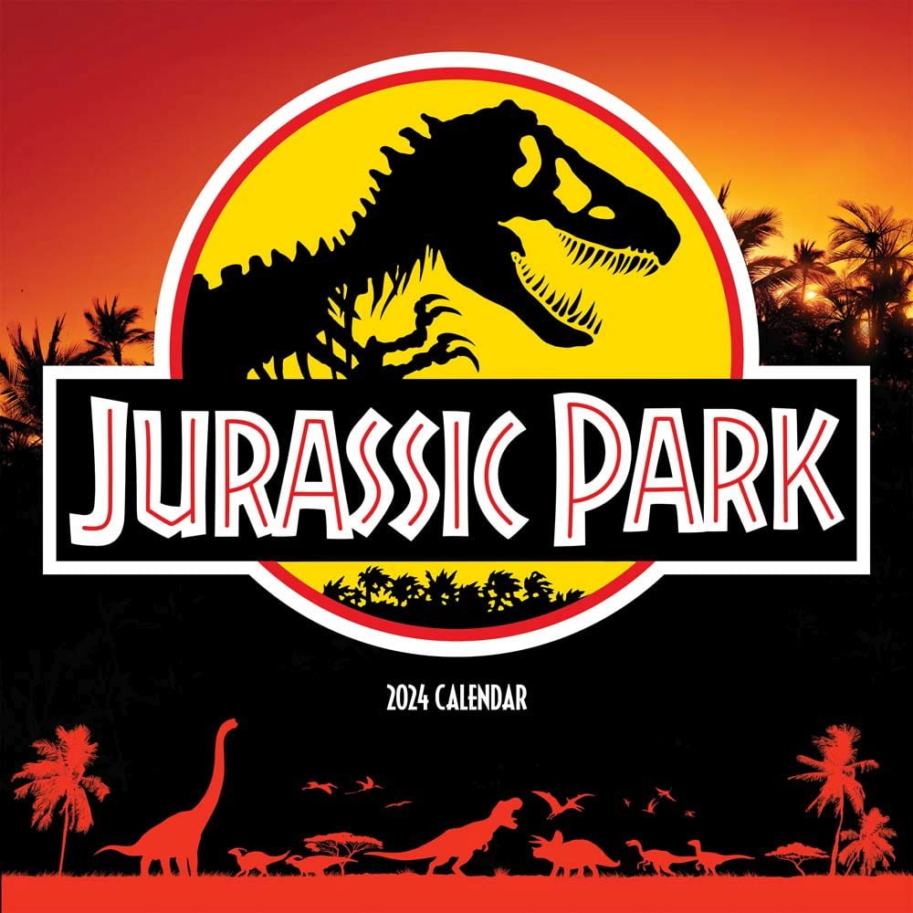 Calendar Ink, Jurassic Park 2025 Dinosaur Adventure Wall Calendar
