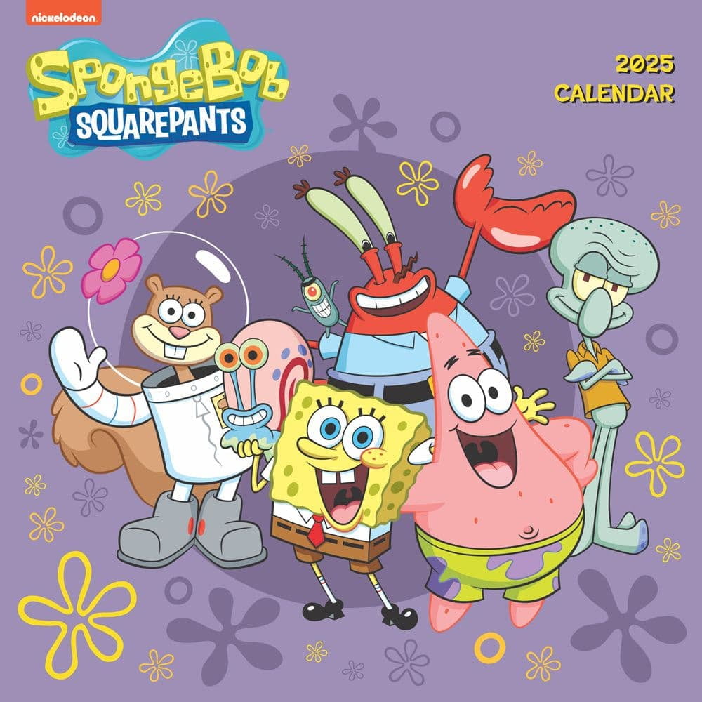 Calendar Ink, Spongebob Squarepants 2025 Wall Calendar