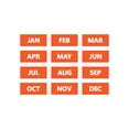 thumbnail image 1 of Calendar Month Magnets by DCM Solutions (Burnt Orange), 1 of 2