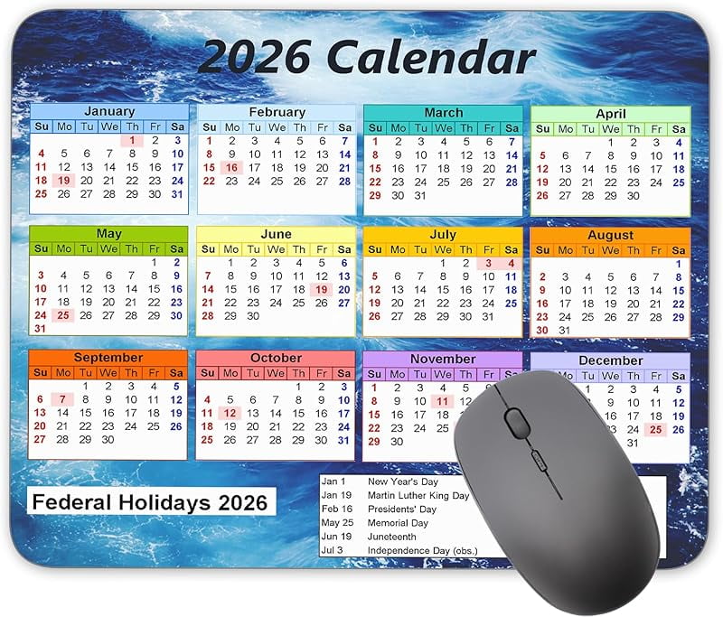 Calendar Mouse Pad 2026 Water Drop Background Calendar Natural Rubber Calendar Mouse Pad 2026 Water Drop Background Calendar Natural Rubber Mouse Pad Quality Creative Gaming Rectangle Mouse Desk Mouse Pad 9 25fceaeb 3565 4873 831c 