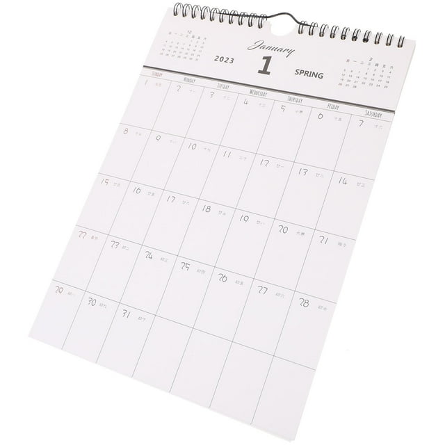 Calendar New Year Wall Monthly Office Decor 2025 Custom Hanging Desk