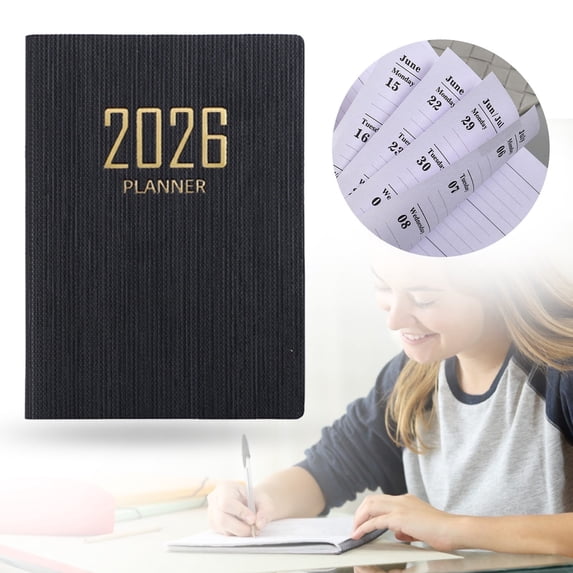 Calendar Planner Daily Planner Notepad With Hourly Schedule - Adhd Planner Schedule Planner Pocket Calendar 2025-2026 Lesson Plan 2025-2026 Monthly Planner Day Planner 2025-2026