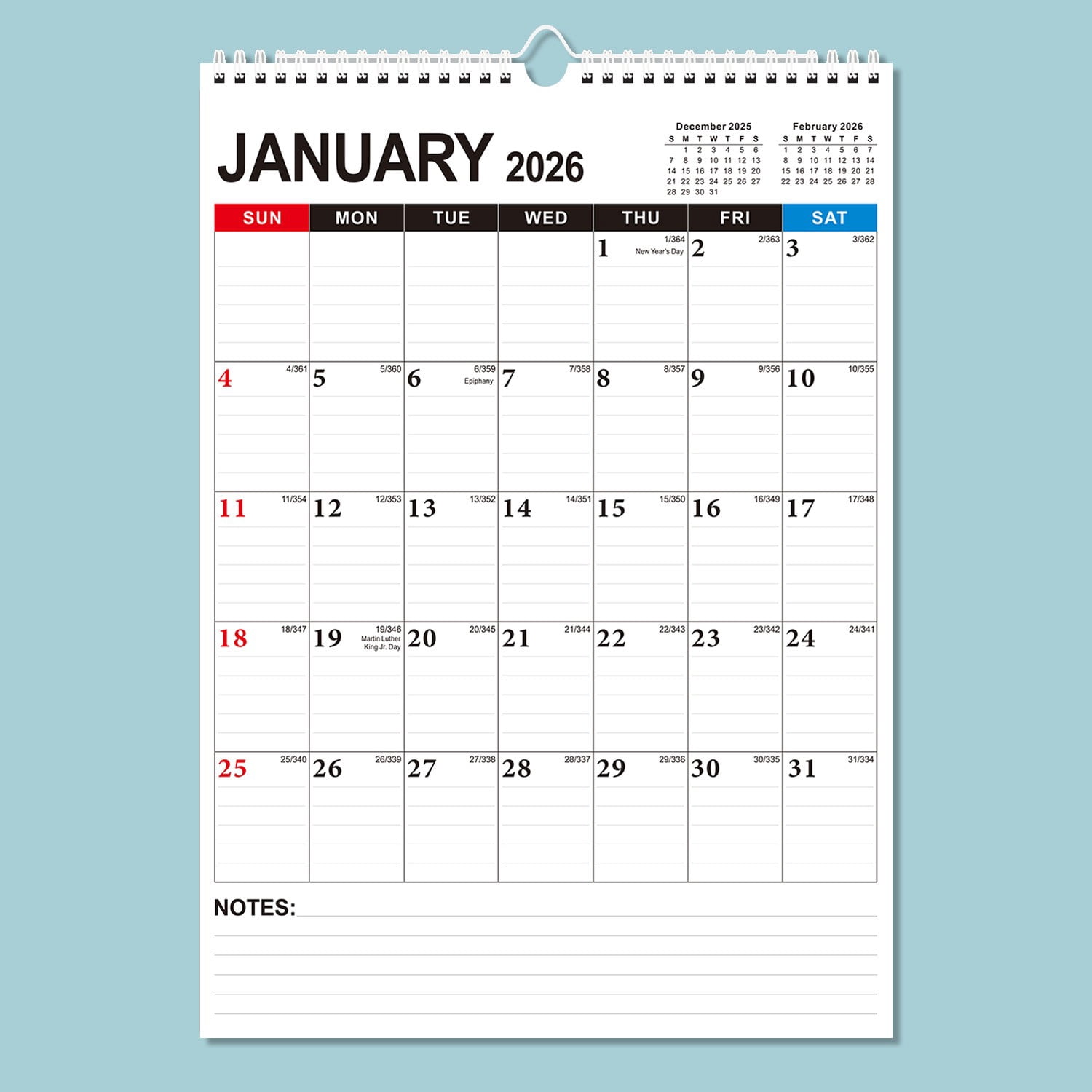 Calendar Stencils For Planners 2026 Wall Calendar Calendar 17x 1in