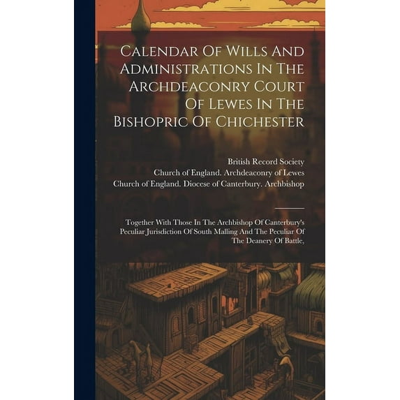 Calendar Of Wills And Administrations In The Archdeaconry Court Of Lewes In The Bishopric Of Chichester: Together With Those In The Archbishop Of Canterbury's Peculiar Jurisdiction Of South Malling An