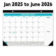 Calendar for Desk and Wall 2025-2026, Monthly Organizer for Home or Office, 17" x 12"