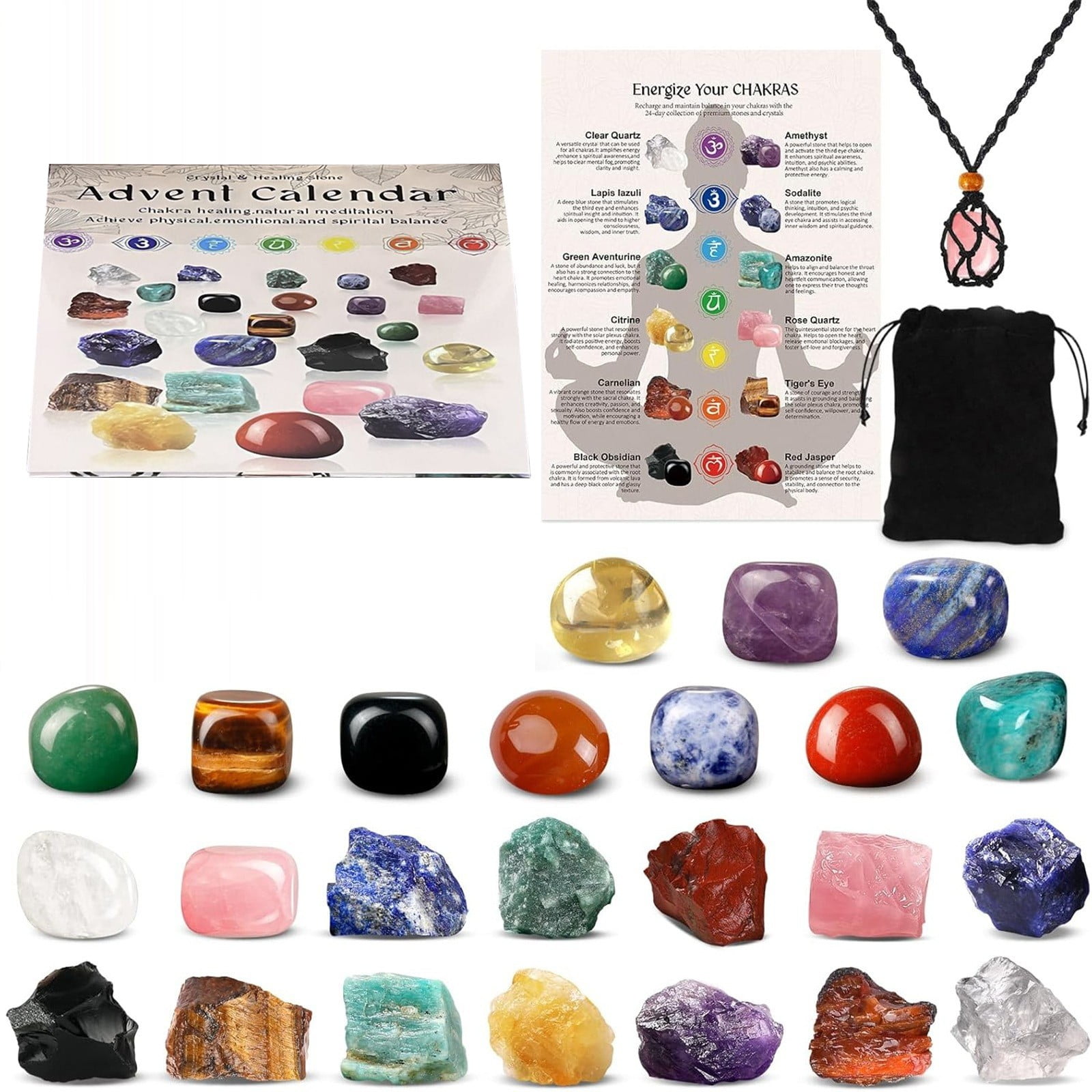 Gemstone Advent Calendar Gemstone Advent Calendar with 24 Unique