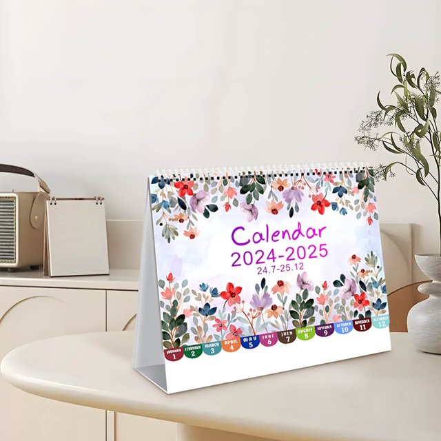 Calendario de cuenta regresiva 2025, planificador de tarjetas