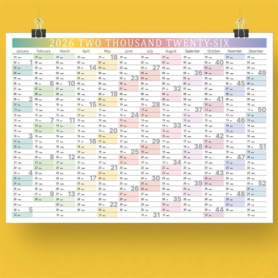 Calendars, 2026 Large Wall Calendar 12 Month Yearly Planner With ...